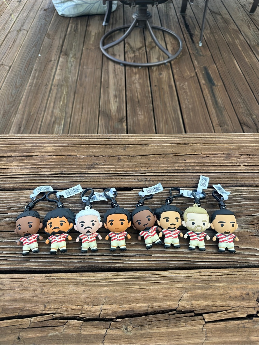 USA mens soccer bag clips